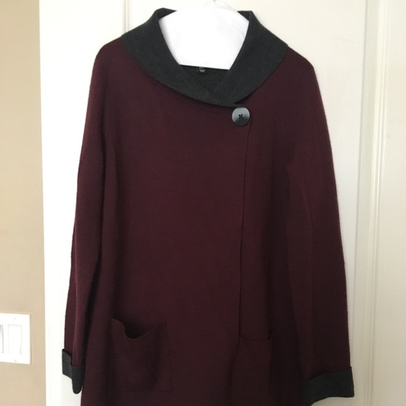 Stylish sweater coat - Picture 2 of 7